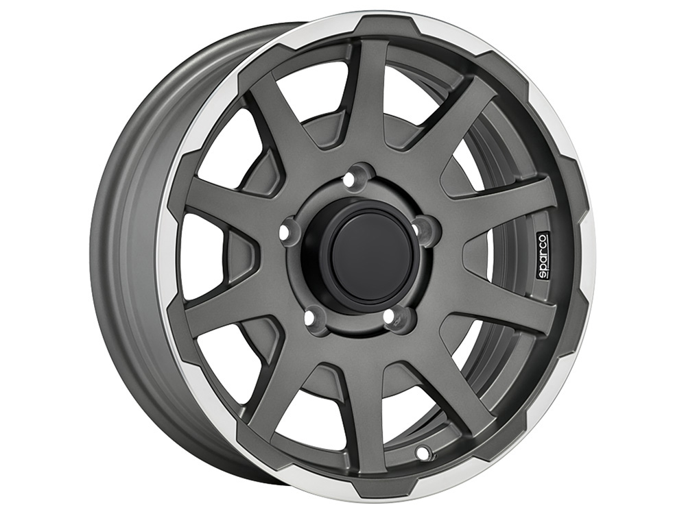Dakar Jimny Matt Dark Grey Lip Polished