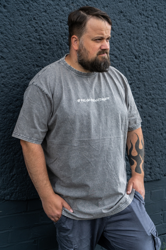 #FELGENRENNINGER Oversize Tee Asphalt