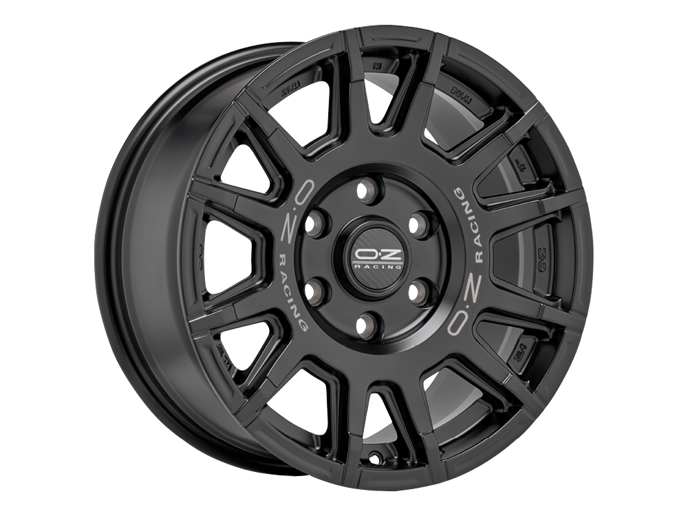 Rally Legend Matt Black Dark Lettering