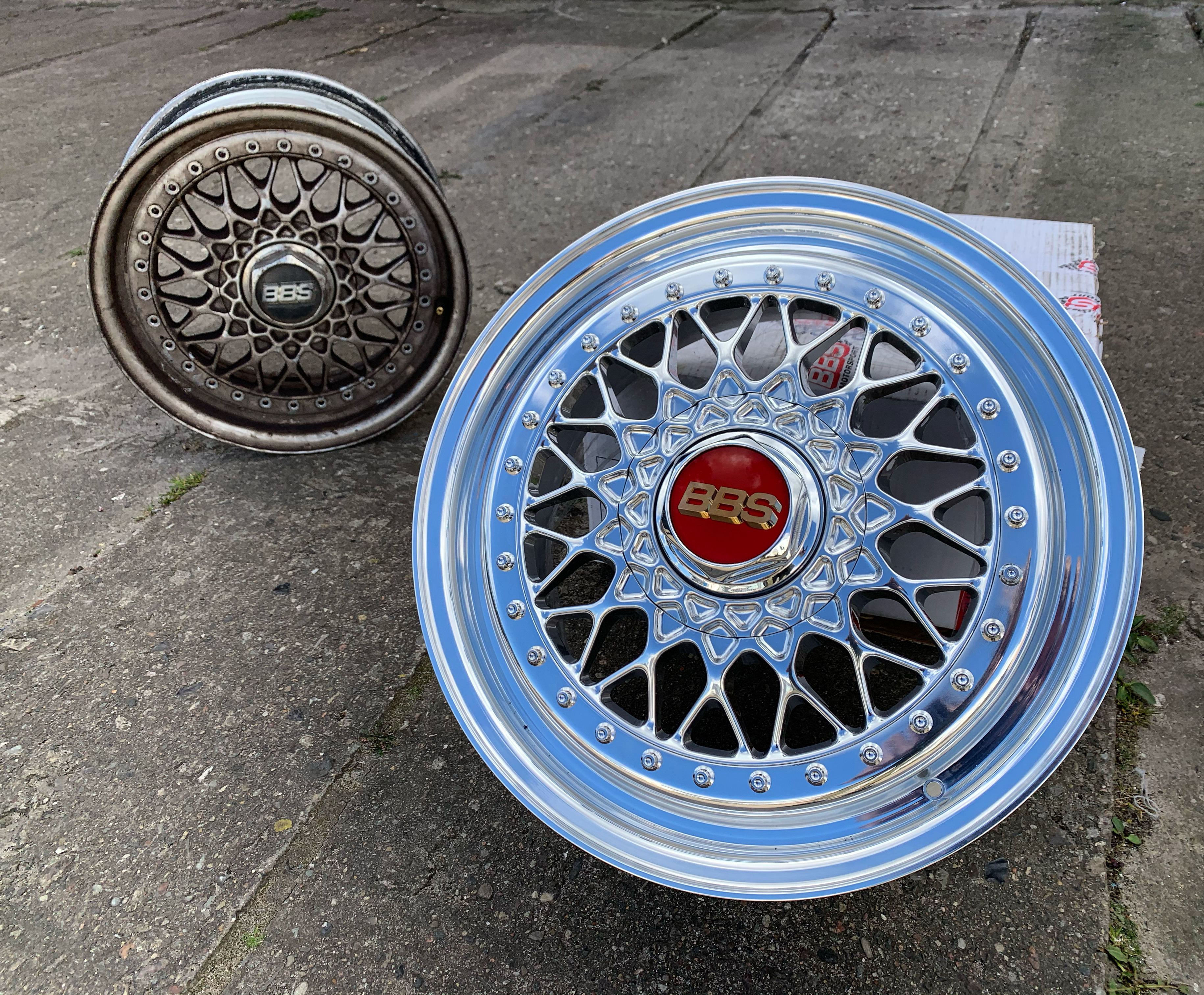 BBS 15" auf 16" 30 Loch
