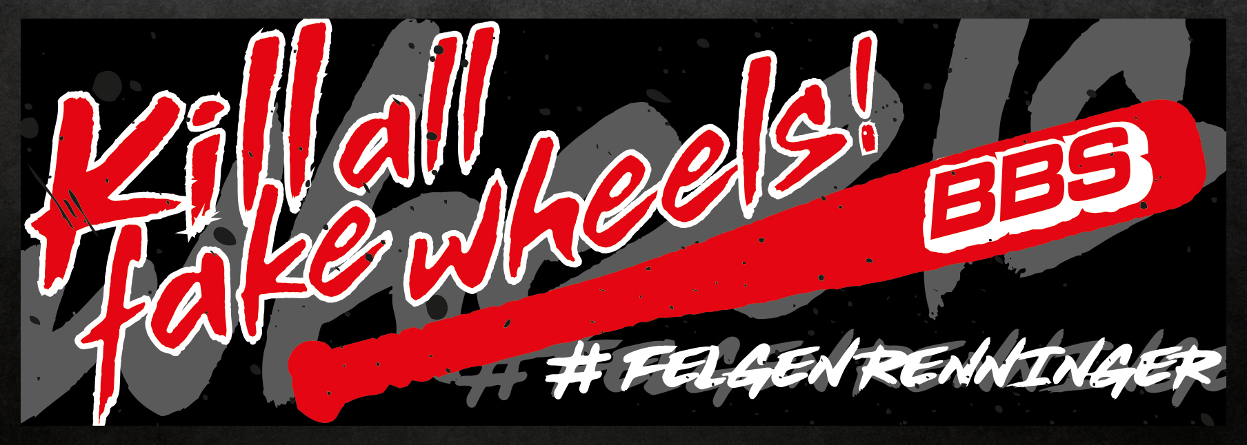 KILL ALL FAKE WHEELS Sticker