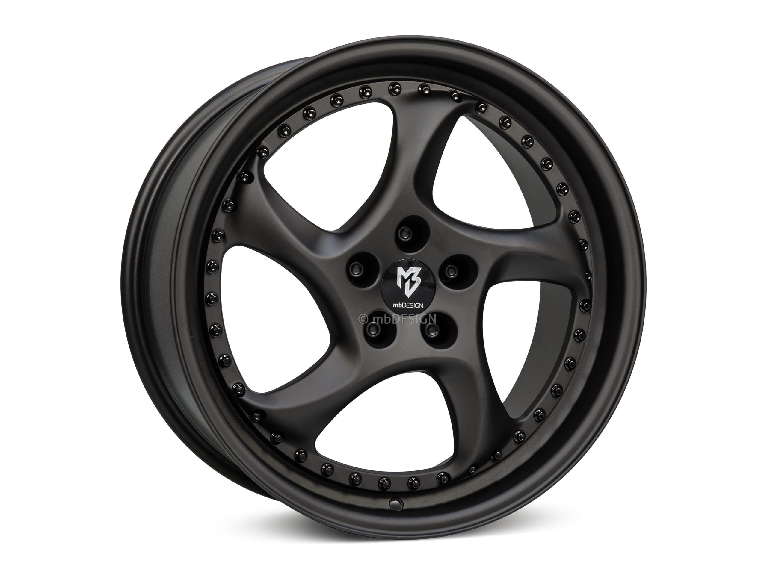 TURBO S Schwarz stumpfmatt